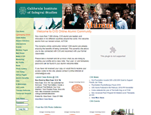 Tablet Screenshot of alumni.ciis.edu